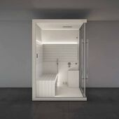 Sasha - Hammam-Modul mit Tür auf der langen Seite - 152 x 211 x 225 H